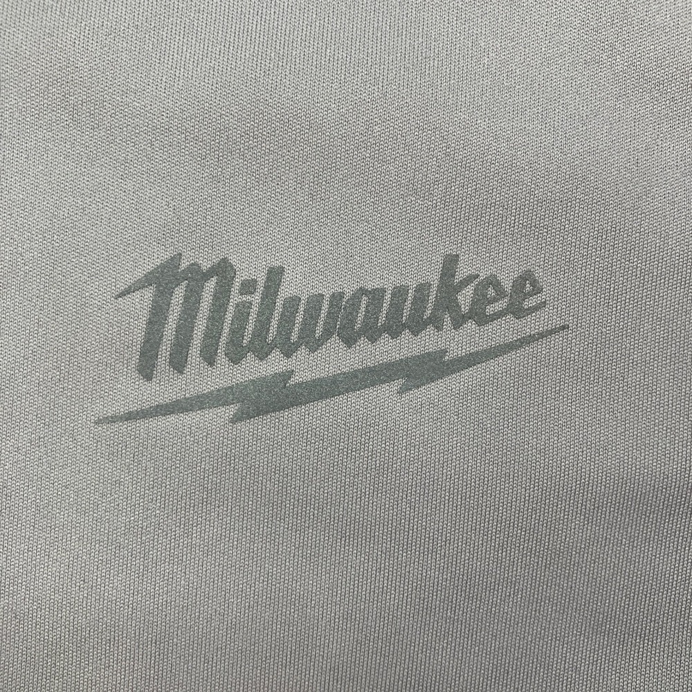 Milwaukee Mens M Workskin Performance Shirt Grey Short Sleeve Base Layer 411G - Picture 8 of 12